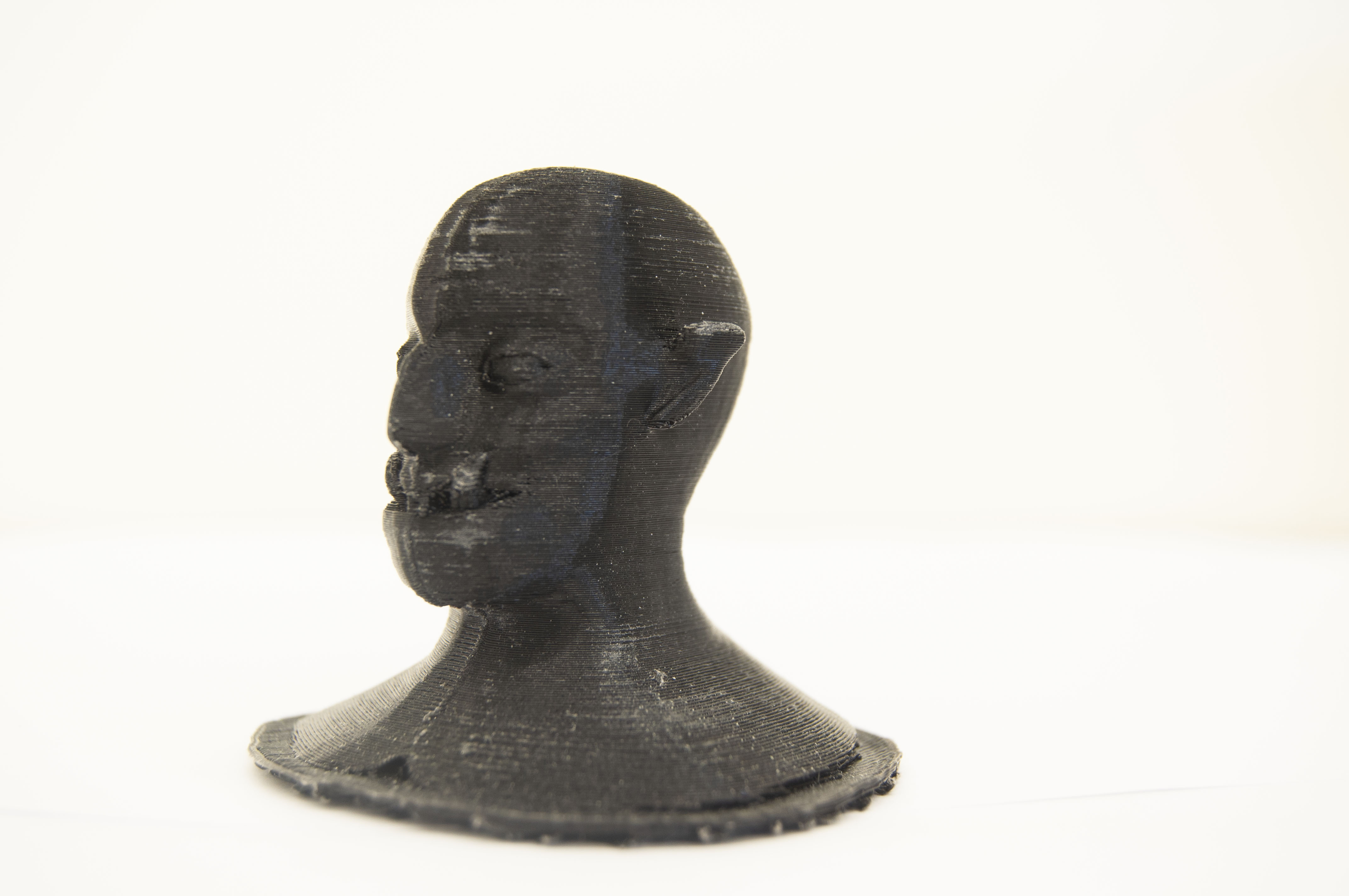 3D printed character head